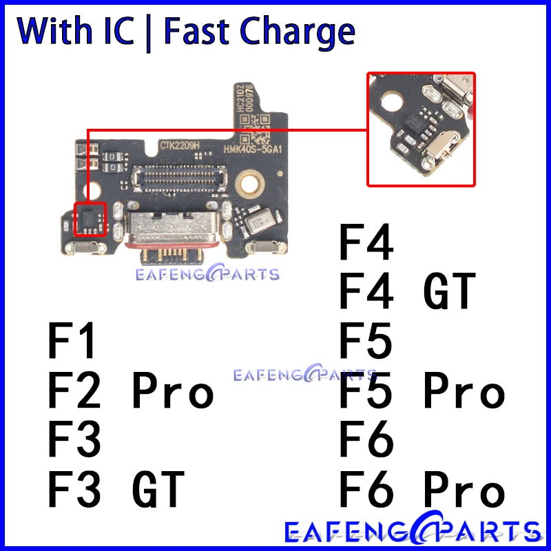 

Usb Charger Connector for Xiaomi Poco F1 F5 F2 F3 F4 Gt F6 Pro Charging Board Flex Ports Module Dock