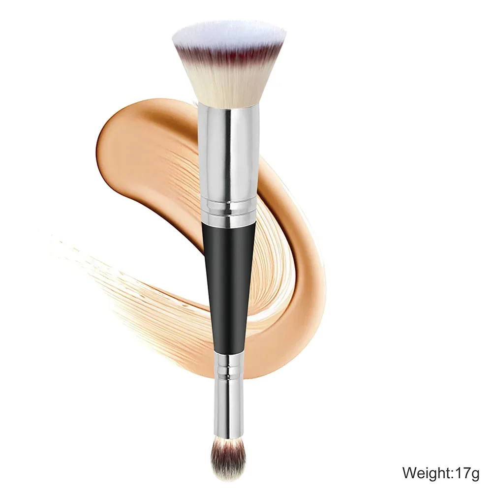 

Double Head Professional Makeup Brushes 2 In 1 Foundation Brush Concealer Highlighter Powder Blush Brush Beauty Make Up Tools