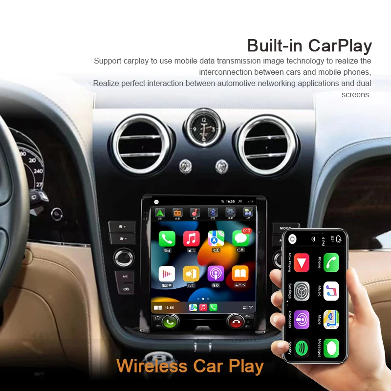 Android 13 Car multimedia Player For Bentley continental gtc Tim Bingle 2016 2017 2018 2019 GPS Navi Stereo Auto radio carplay