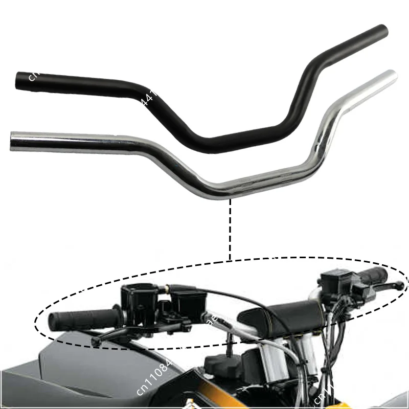 Premium 7/8 Inch 22mm Motorcycle Handlebar Steering Bar Suitable For Mini Off Road Dirt Bike Motorbike Replacement Parts