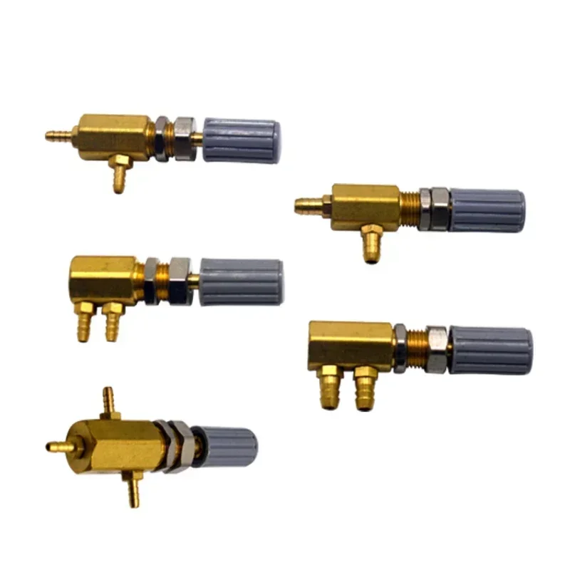 

Dental Oral Material: Copper Body F/T-Type Water Valves w/3mm/5mm Nozzles for Dental Chair Fine Adjustment