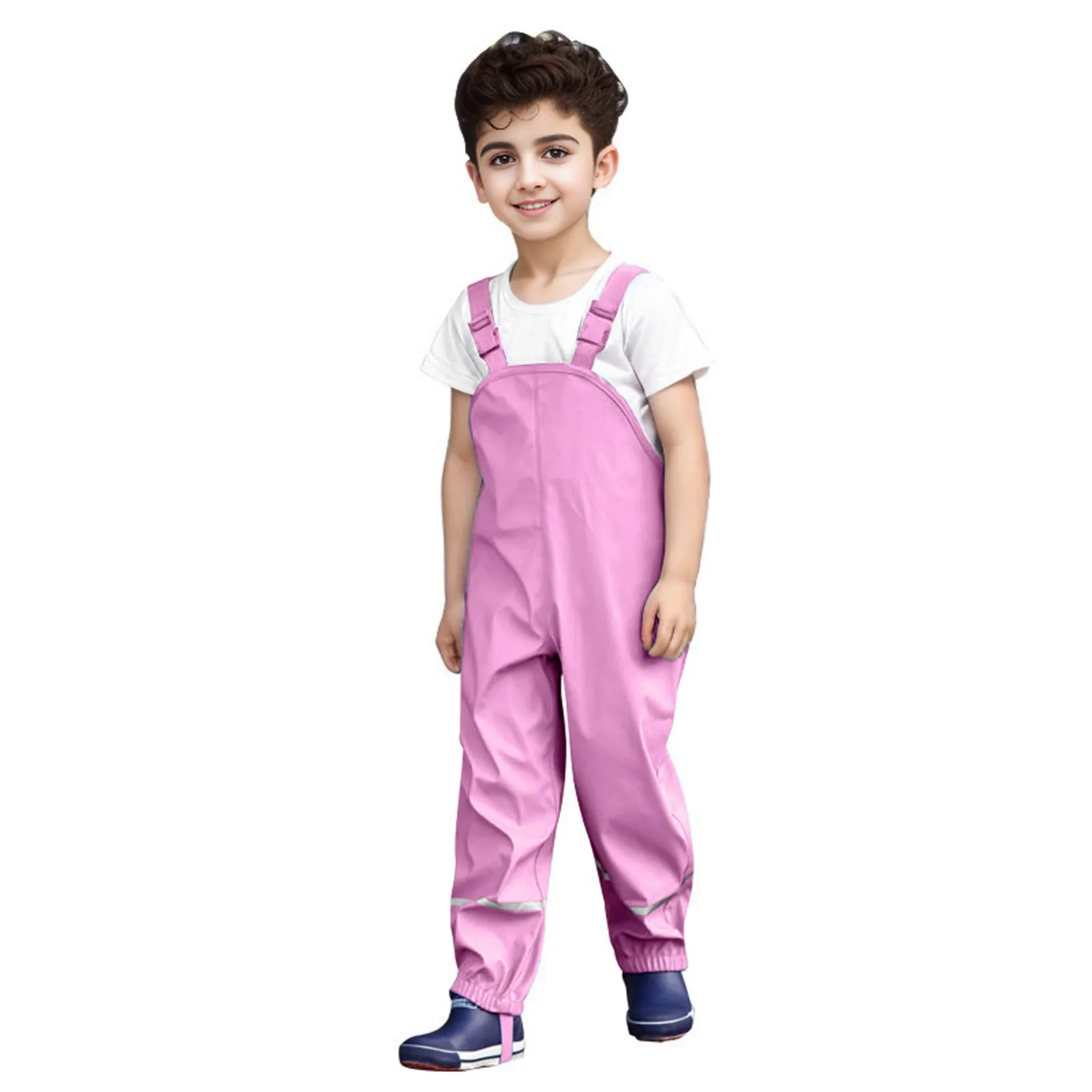 

Kids Boy Rain Overall Waterproof Toddler Girl Rain Pants Outdoor Sport Jumpsuit Cute Suspender Trousers Pants For Boys And Girls