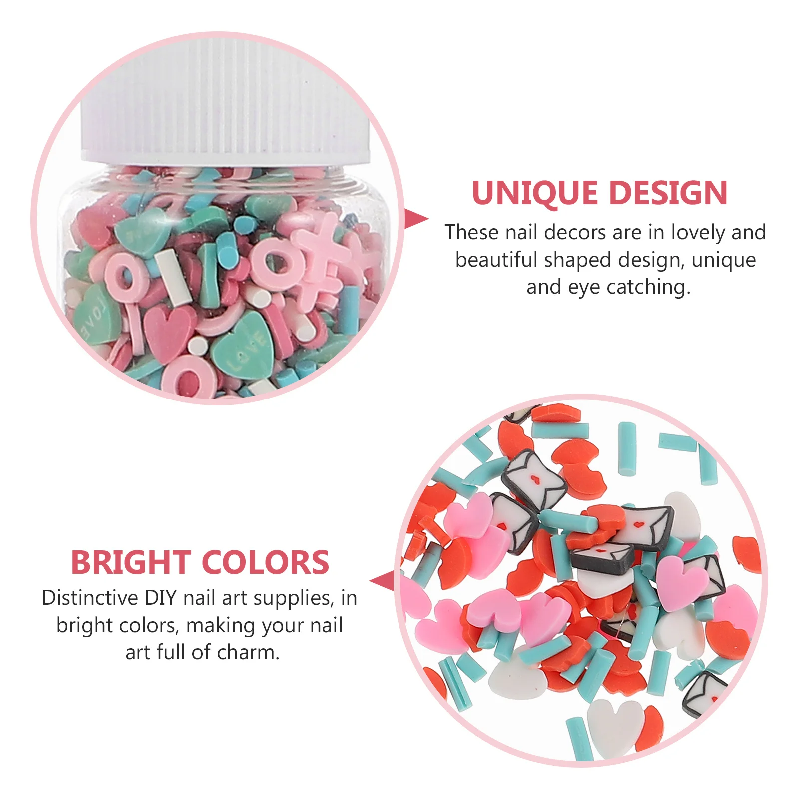 

12Pcs Nail Slices Soft Polymer Mixed Style Colorful Creative Manicure Nail Decor Supplies Manicure Clay Slices