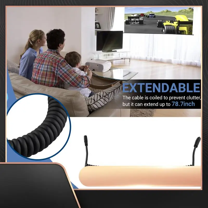 

Левоугольный кабель микро-папа, растянутая длина для камер