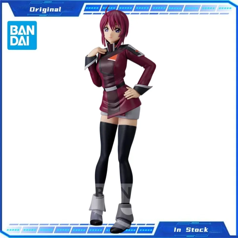 

В наличии Оригинальный BANDAI Mobile Suit Gundam SEED Destiny ‌ ‌ Фигурка персонажа Лунамарии Хоук, настольное украшение, игрушка, подарок