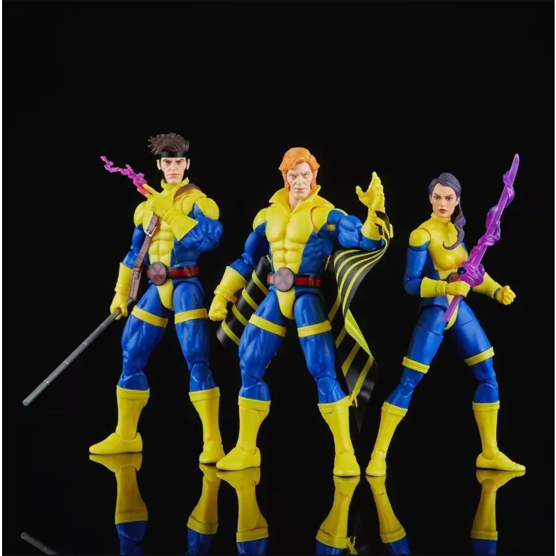 Genuine Marvel Legends X-Men Gambit Banshee Psylocke 3pc Set 6in Display Decor Extra Decor Parts in Stock for Marvel Collectors view 2