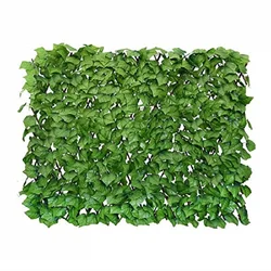 Expandable Fence Privacy Screen for Balcony Patio Outdoor Faux Ivy Fencing Panel for Backdrop Garden Backyard Home Decorations