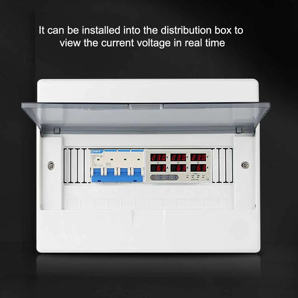 

Digital 3 Phase Relay Adjustable Under Voltage Protector Self-reset