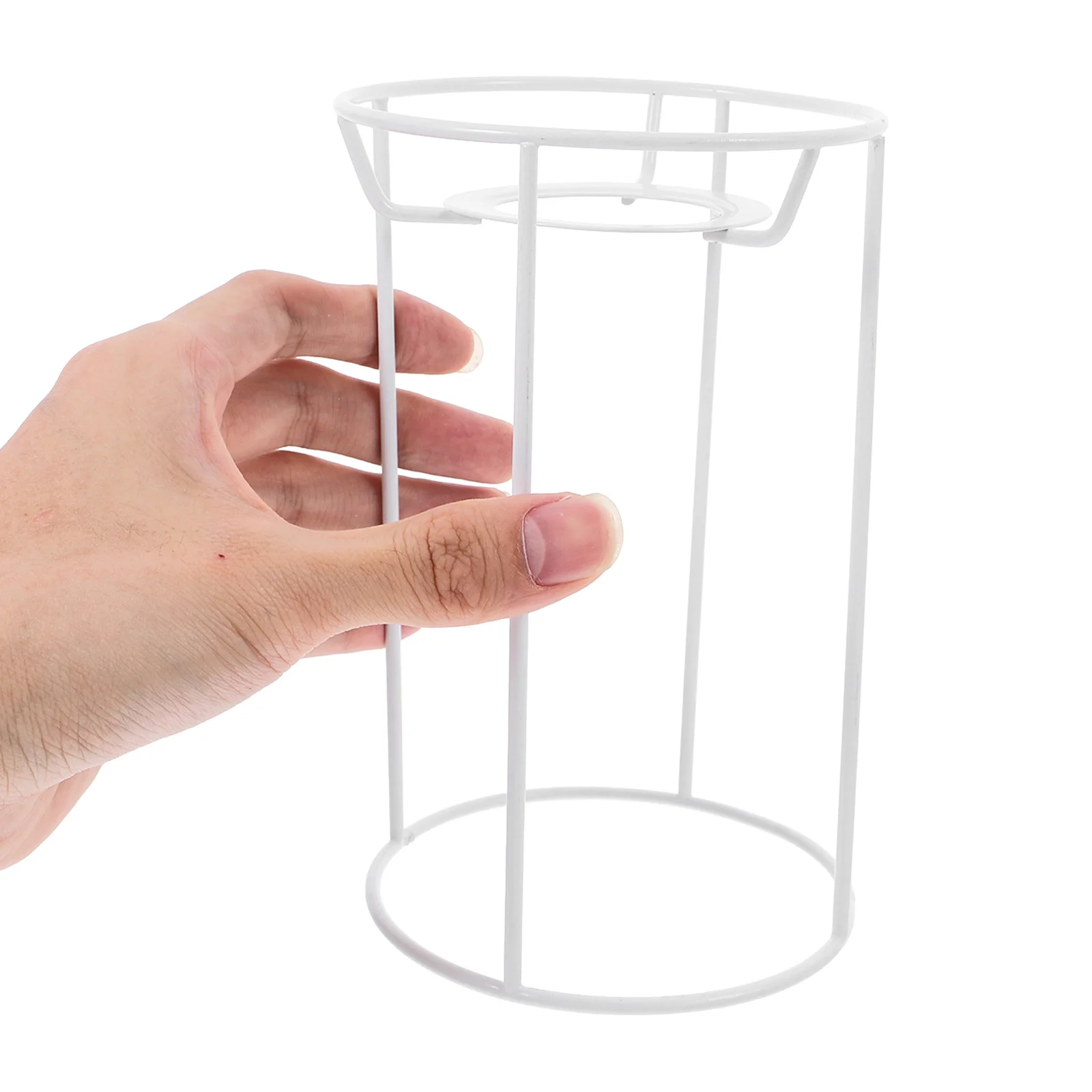 빈티지 E27 램프쉐이드 프레임 화이트 DIY 테이블 천장 조명 인더스트리얼 레트로 스타일 조명 기구 메탈 서포트 브래킷