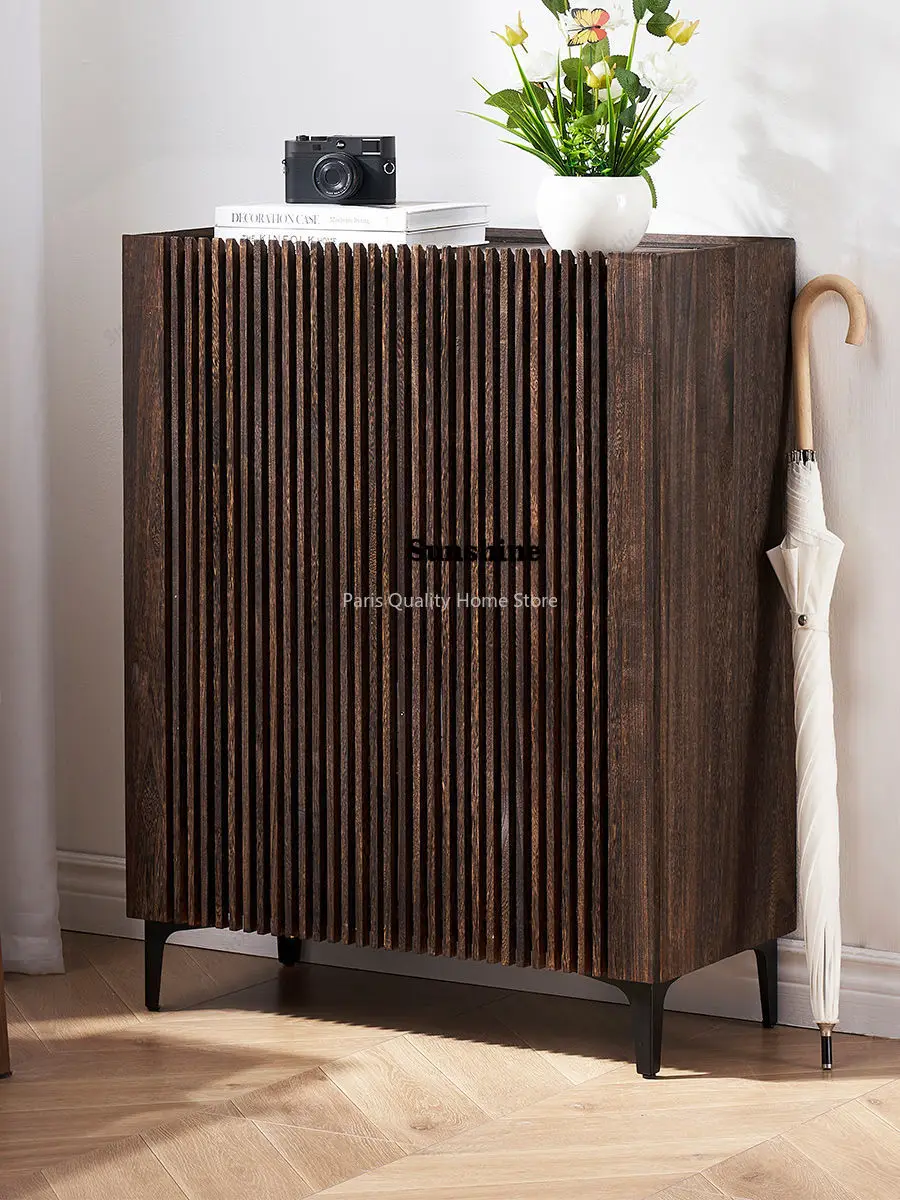 

Small Household Door Light Luxury Modern Simple Entry Super Breathable Fence Shoe Cabinet