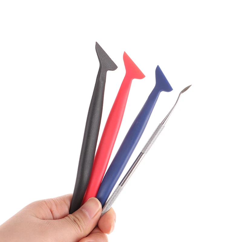 1/3PCS Car Film Wrapping Scraper Accessories Car Stickers Hardness Wrap Tools Micro Squeegee Scraper Car Micro Gasket Squeegee