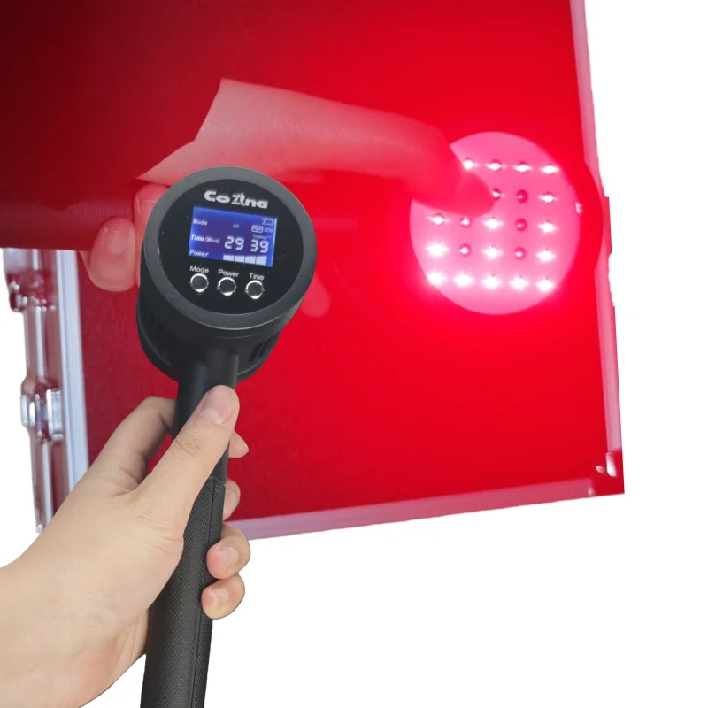 

Medical Infrared Laser Therapy 1295mW 5W Cold Device 6x808nm 19x650nm for Joint Pain Healing Chronic Arthritis Relief