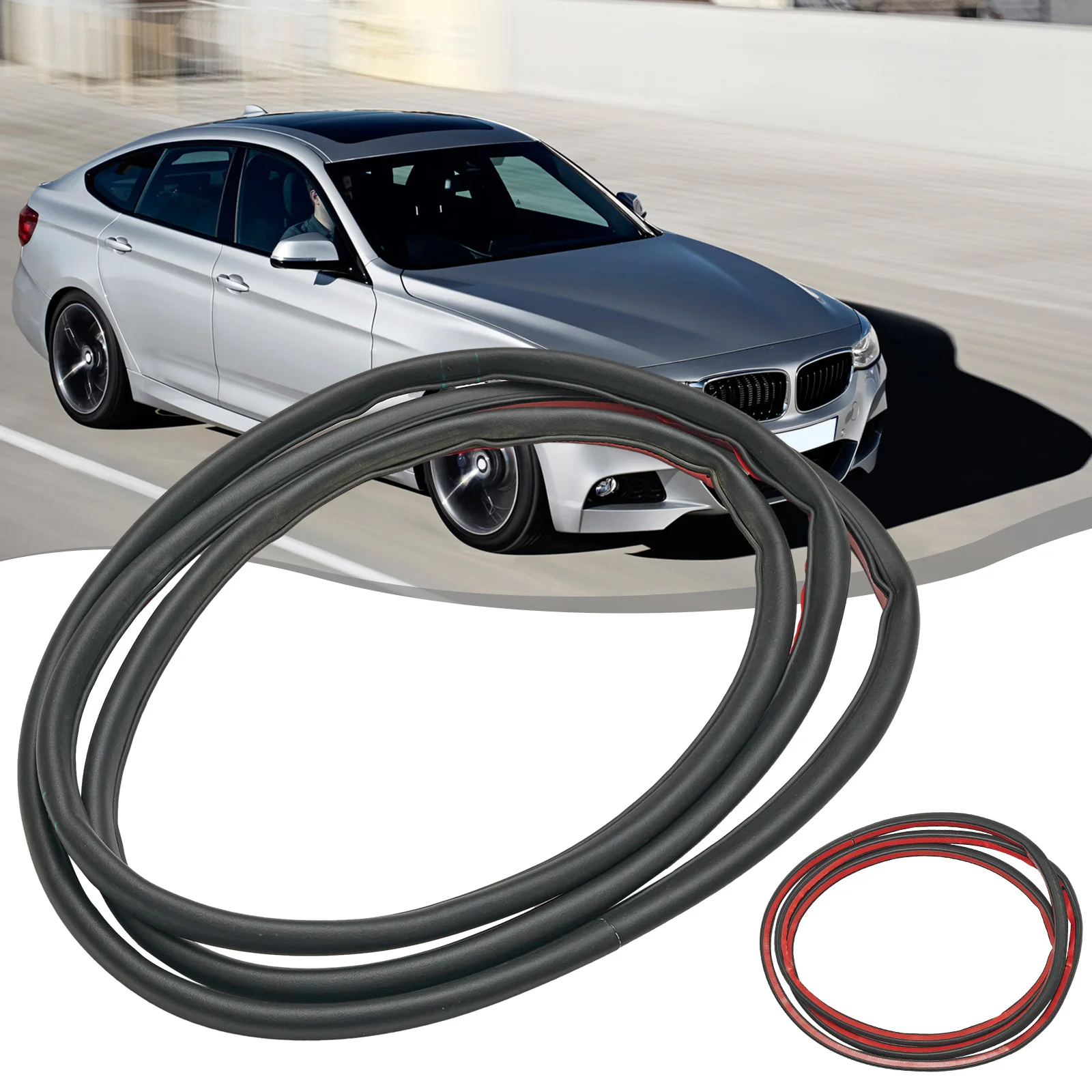 Gumowa uszczelka taśmy uszczelniającej 1 szt. Auto Części Czarne Akcesoria samochodowe Części do drzwi przednich Do BMW 5\' F10 F18 LCI 520 Nowy Praktyczny