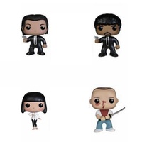 FUNKO POP Movies Pulp Fiction Vincent Vega 61# Jules 62# Mia Wallace 63# Vinyl Dolls Figure Model Toys for Child Birthday Gift