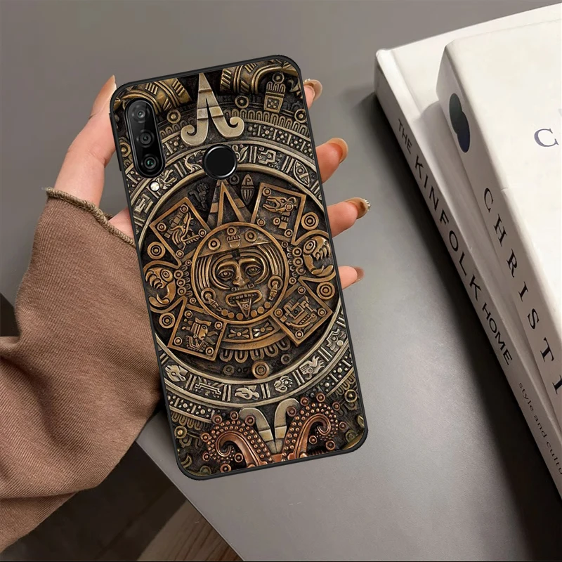 Mayan Calendar Case For Huawei P Smart Z 2019 Nova 10 9 SE 5T 8i 11i Y60 Y61 Y90 P20 P30 P40 Lite P60 Pro