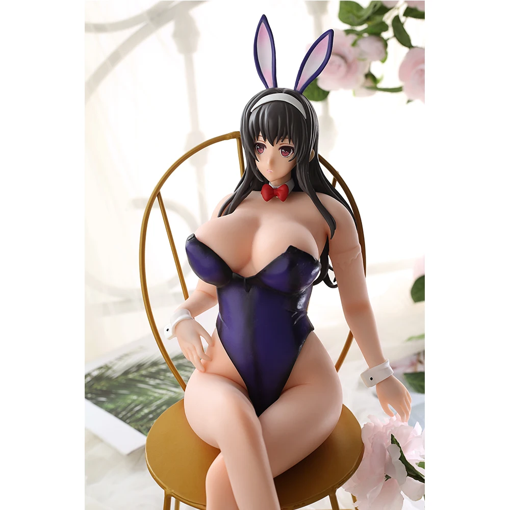 Anime Sex Doll Masturbation Thrusting Figure Sexy Bunny Girl Silicone Adult Toy Male Masturbator Realistic Vagina Pussy For Men