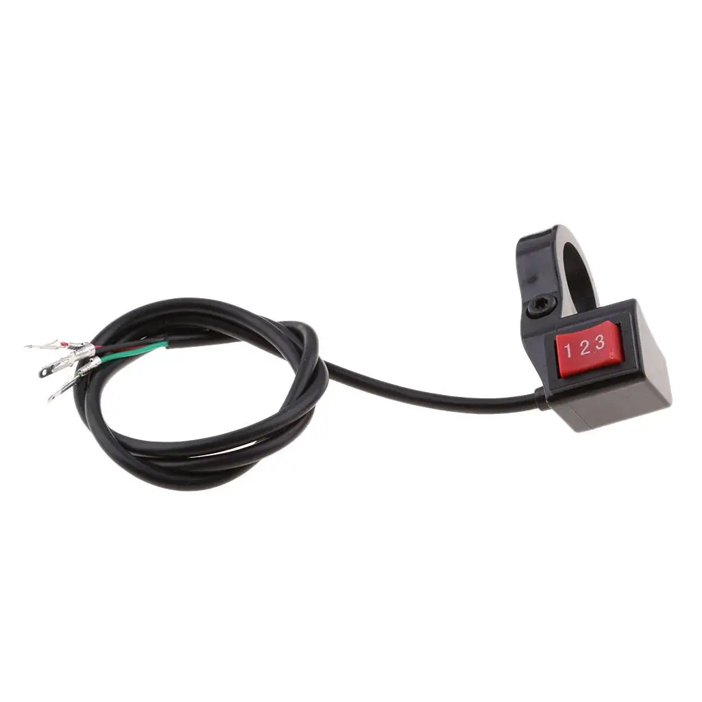 

Руль, 3-скоростной переключатель SPDT, мотоцикл, электрический велосипед, скутер, черные контроллеры бесщеточных двигателей