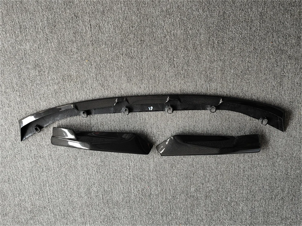 طقم شفة أمامية من ألياف الكربون طراز MP مكون من 3 قطع لـ. طقم الجسم G80 M3 G82 G83 M4 #2