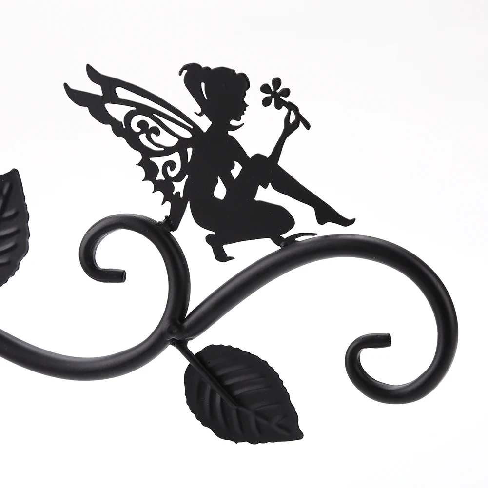 11.8 بوصة نبات معلق قوس ريفي ديكور المنزل الحديد ديكور حمالة تعليق جدارية السنانير منحني النبات شماعات ل الفوانيس تغذية الطيور