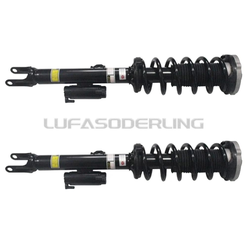 2x FOR BMW 5 ESTATE TOURING G31, 5 SALOON G30 F90, 6 HATCHBACK G32 FRONT LEFT RIGHT SHOCK STRUTS W/ EDC 37106866389 37106866390