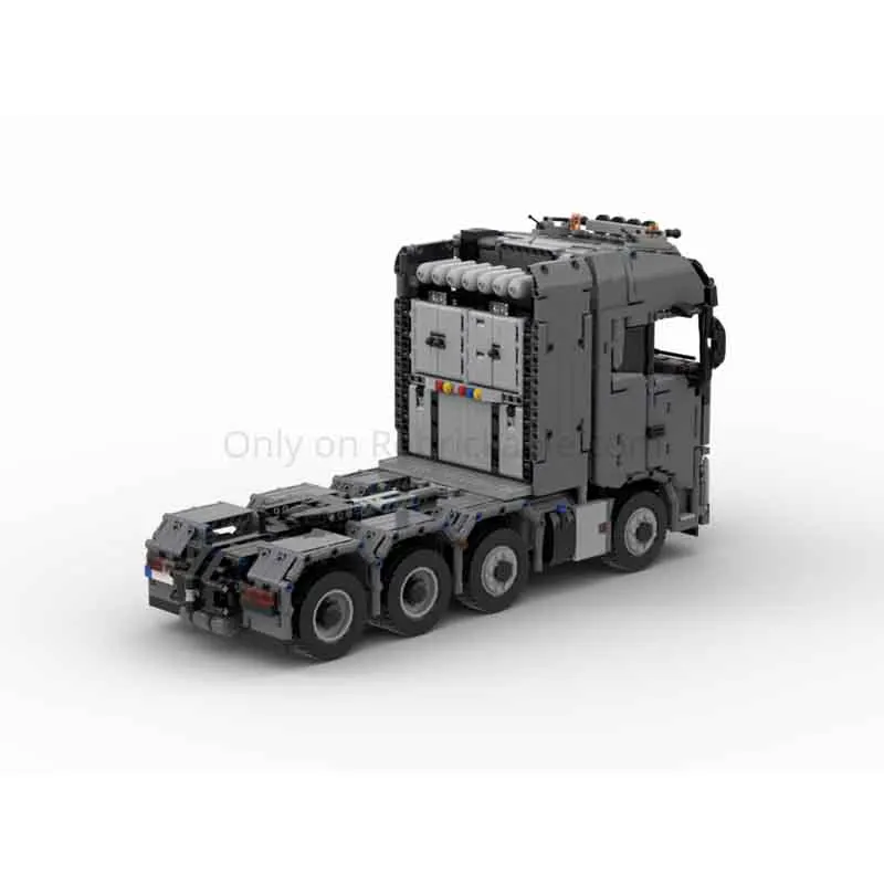 

MOC-225599 Электрический RC FH16_8x6 сверхмощный трактор 3292 PartsMOC Creative для мальчиков и детей, строительные блоки на Рождество, день рождения, игрушки, подарки