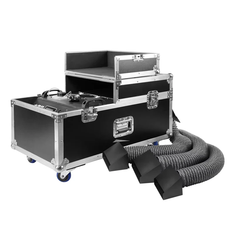 Electric Power Water-Based Smoke Machine Manual &Control Aluminium Low Fog Without Dry Ice