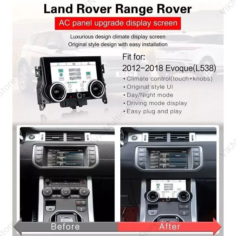 

Для Land Rover Range Rover Evoque L538 2012-2018 Android 14 автомобильная стереосистема с экраном автомобильный GPS-навигатор головное устройство