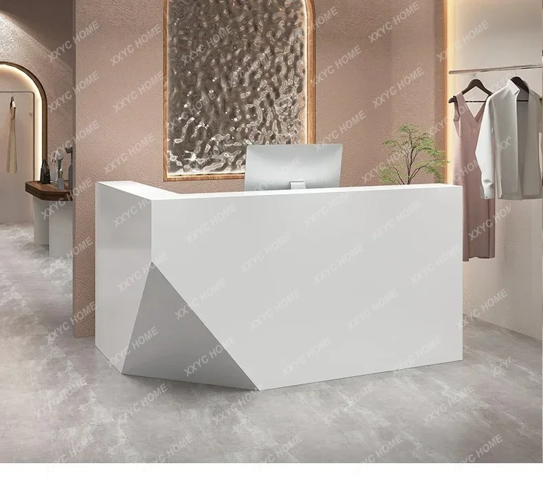 A506 Corner Cashier Modern Paint Bar Clothing Store Pavilion of Regimen Company Reception Desk