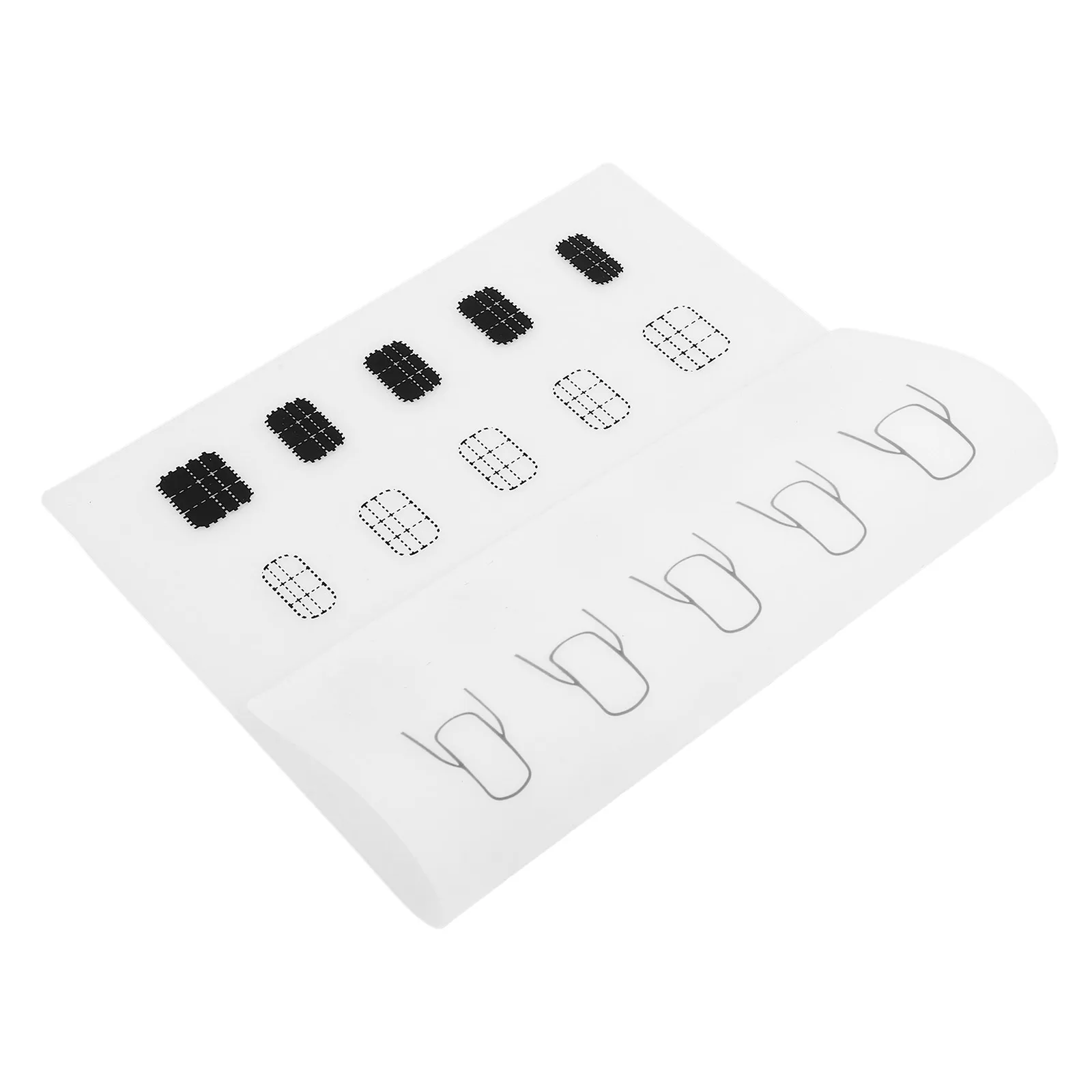 Alfombrilla de Silicona para Manicura, Almohadilla de Impresión para Colorear Uñas, Fácil de Transportar, Plegable, Lavable, Reutilizable para Prácticas de Arte de Uñas