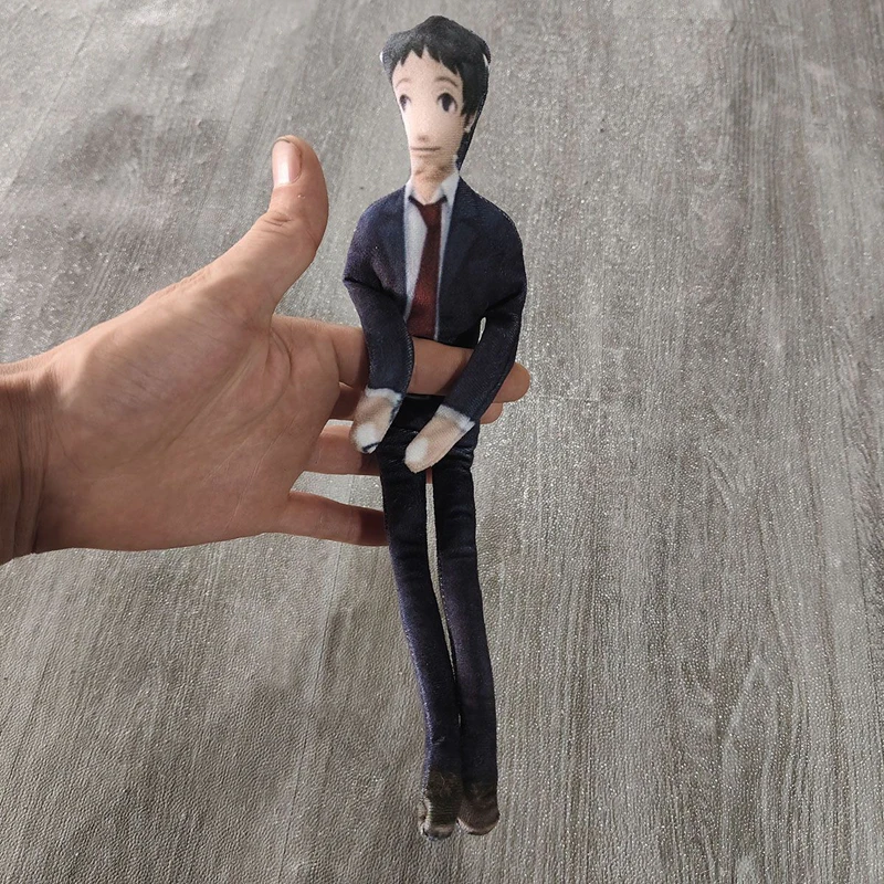 26cm Built-in Body Wire Flexible Cosplay Game Character Adachi Tohru Cartoon Figure Plush Toy Cute Funny Anime Plushie Doll Gift view 5