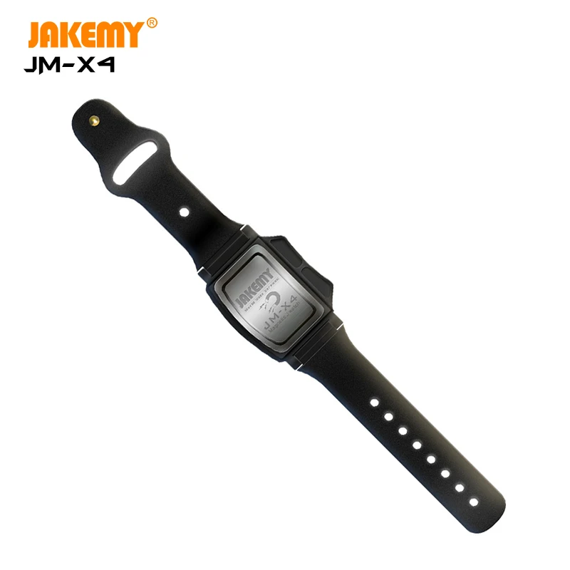 JAKEMY JM-X4 Components Adsorption Bracelet for Mobile Phone Repair Screws Nuts Nails Strong Magnetic Adsorption Holder