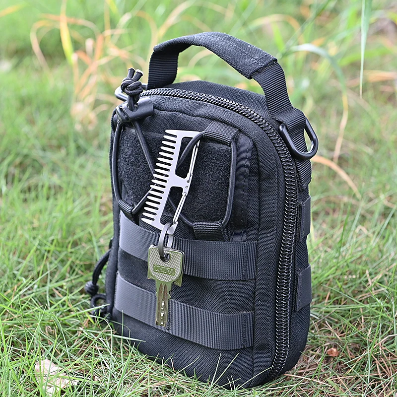 سبائك التيتانيوم مشط EDC متعدد - مراجعة Comb Pocket Titanium وسعره