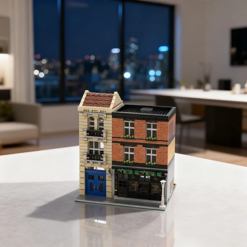 

2879pcs MOC Legend Motors Store Modular Streetscape Model Building Blocks Architecture Toys Christmas Gifts Education Kids DIY