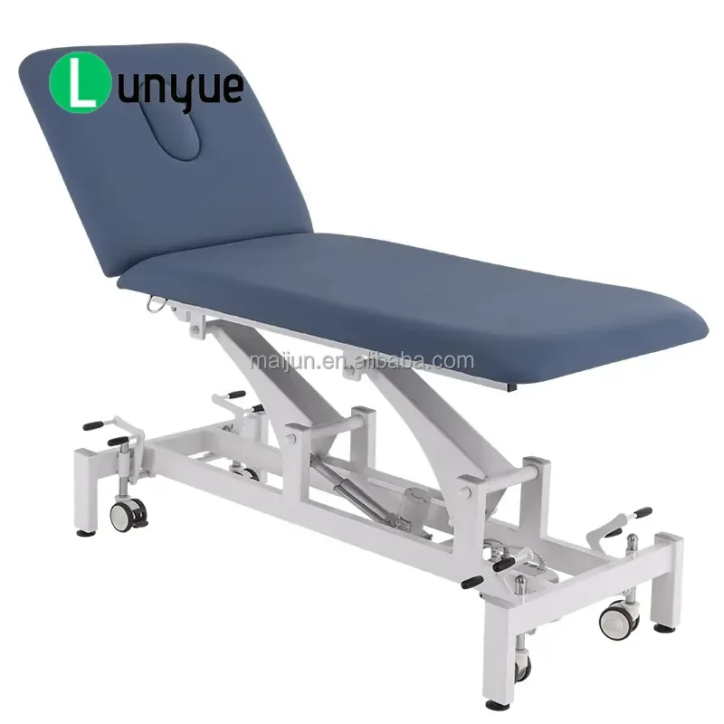 One Motor Electric Bi-fold Adjustable Surgical Treatment Table Physiotherapy Bed Massage Sofa for Hospital Clinic Use Durable