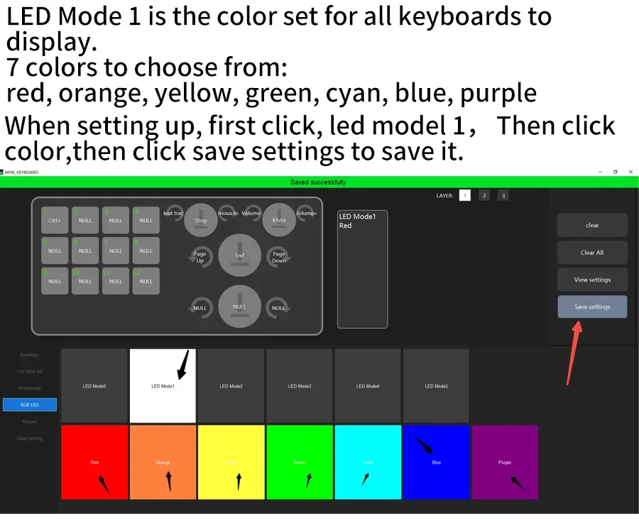 3 Modi, 12 Tasten, mechanische Tastatur, 4 Knöpfe, individuelle Programmierung, Makro-Gaming-Tastatur, RGB, Bluetooth, 2,4 G, USB, kabelgebundene Tastatur für PS – Detail 16