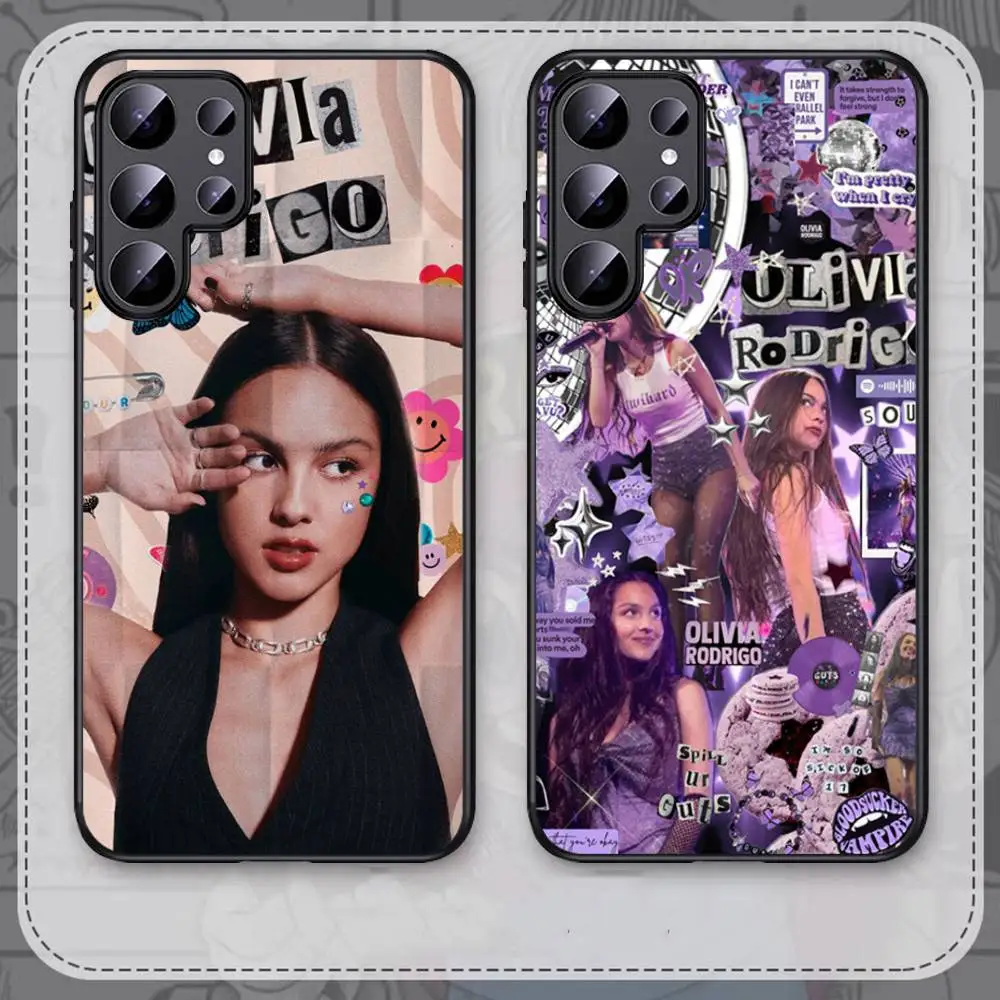 Funda para Teléfono de la Cantante Olivia Rodrigo para Samsung S 24 fe 25 Ultra plus 20 lite 21 30 22 23 24 22 Ultra 5G