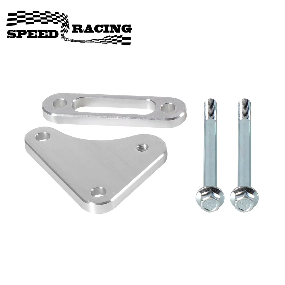 

LS Truck Idler Pulley Relocation Bracket for LS1 Intake Manifold Swap Idler Pulley Relocation Silver Easier To Use