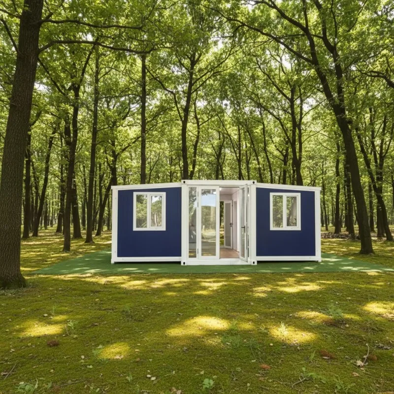 20ft 40ft Customized Floor and Wall Colors Foldable Expandable Prefabricated Modular Folding Portable Container House