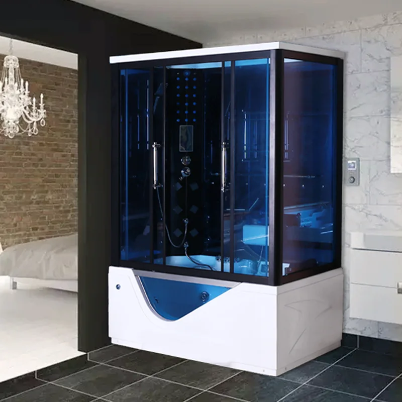 

1.6 meters integral shower room integrated bathroom steam sauna room Jacuzzi acrylic household