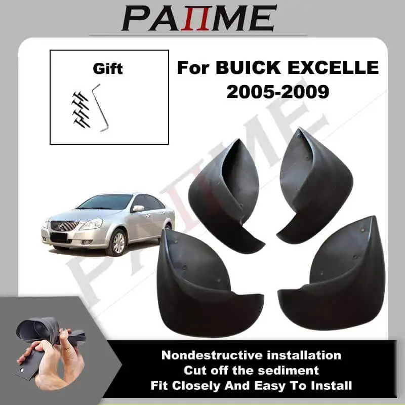 

Car Mud Flaps For BUICK EXCELLE 2005 2006 2007 2008 2009 Mudguard Splash Guards Front Rear Fender Mudflaps YC102074