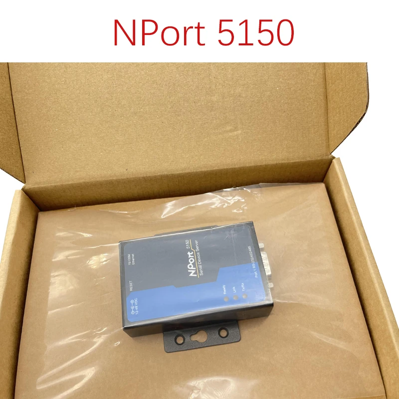 New Original Spot Photo For MOXA NPort 5150 RS-232/422/485 1 Port Serial Server