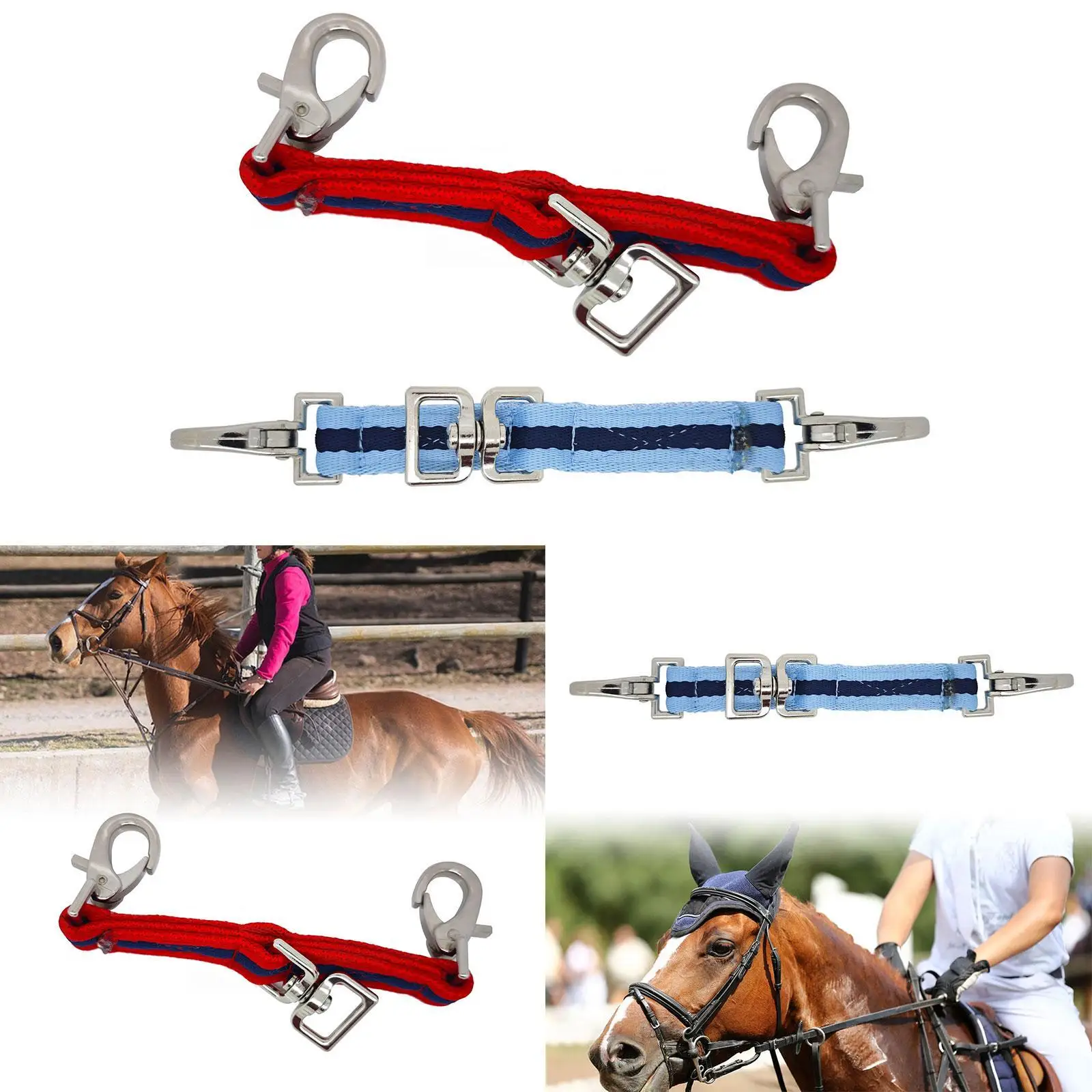 Outdoor Sport Lunge Rope Strap for Horses with Heavy Duty Snap Hook