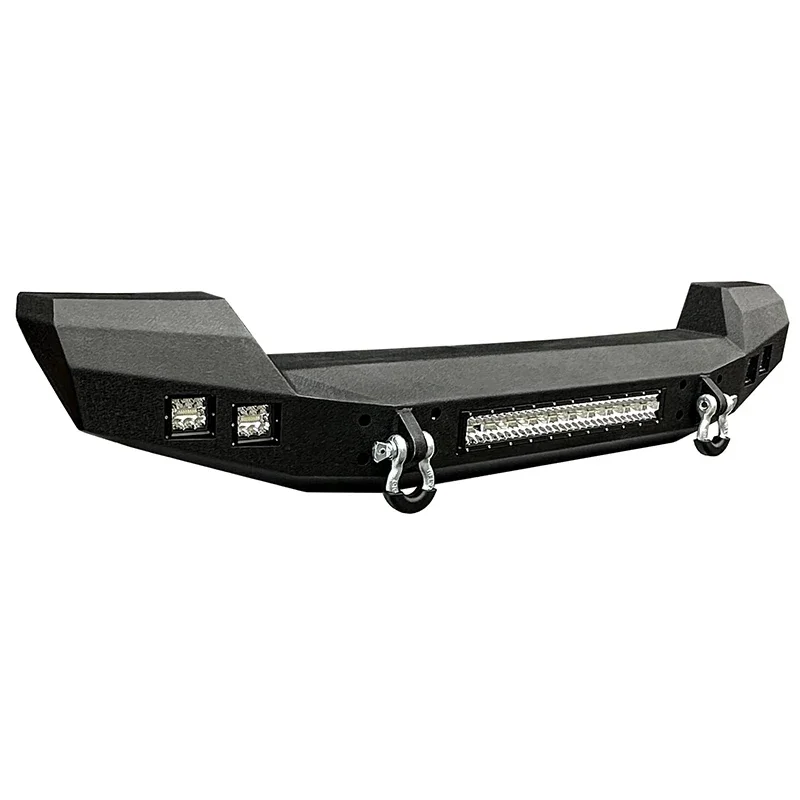 

Sleek and Functional Design High Quality Carbon Steel Material Front Bumper With Lights ForJeep Wrangler JK 2007-2018