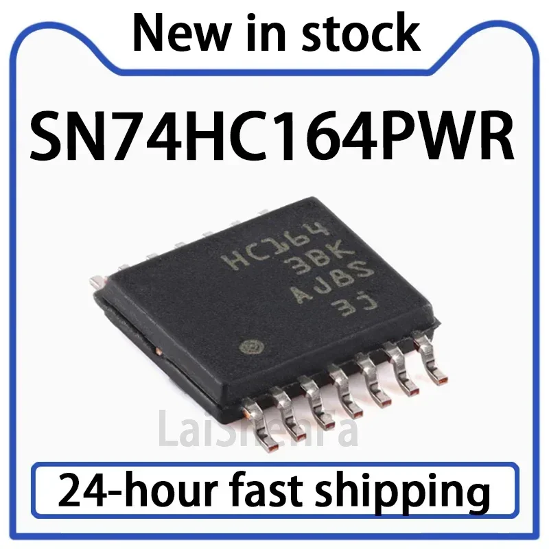 10PCS SN74HC164PWR TSSOP-14 8-bit Parallel Output Serial Shift Register Chip Stock