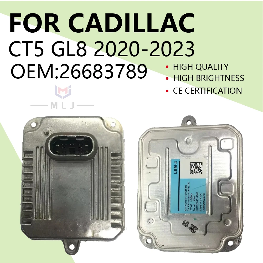 

26683789 For Cadillac CT5 GL8 2020-2023 DRL Car Headlight HID Ballast Driver Control Unit Module Angel Eyes Car Accessories