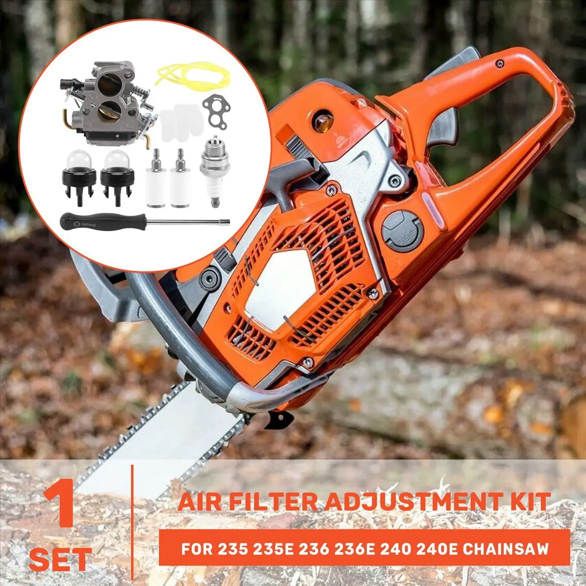 

Карбюратор (ABAB) с воздушным фильтром и топливным фильтром для бензопилы Husqvarna 235 235E 236 236E 240 240E