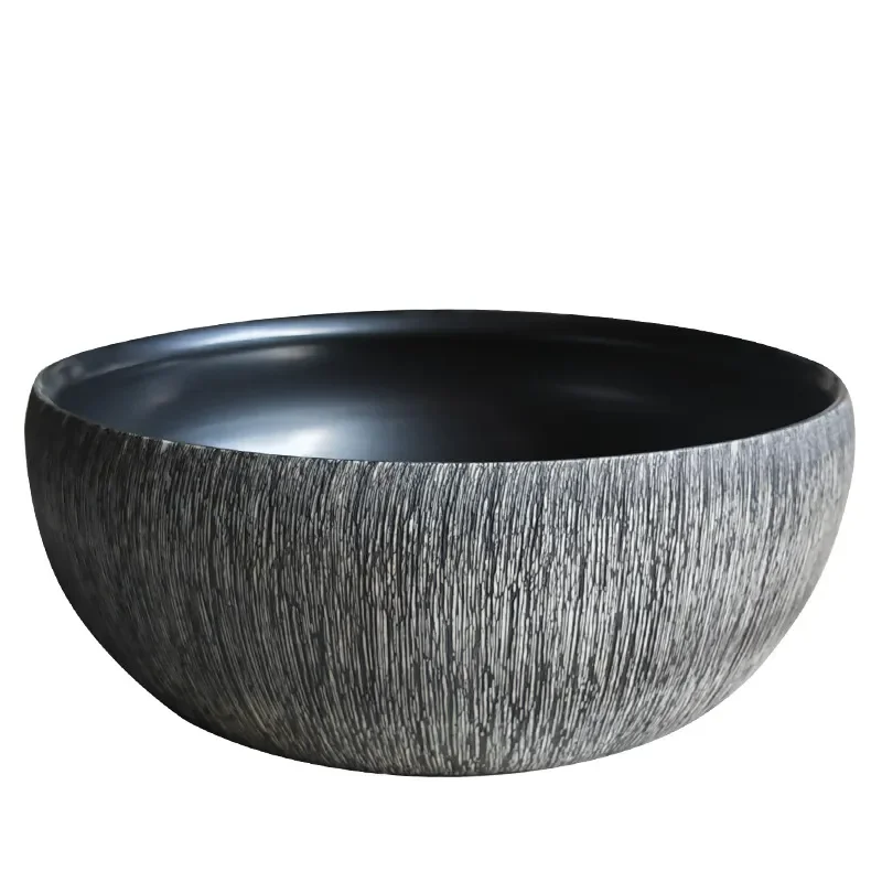 for Inn Platform Square Chinese Art Basin Antique Washbasin Household Creative Retro Ceramic Hand Basin