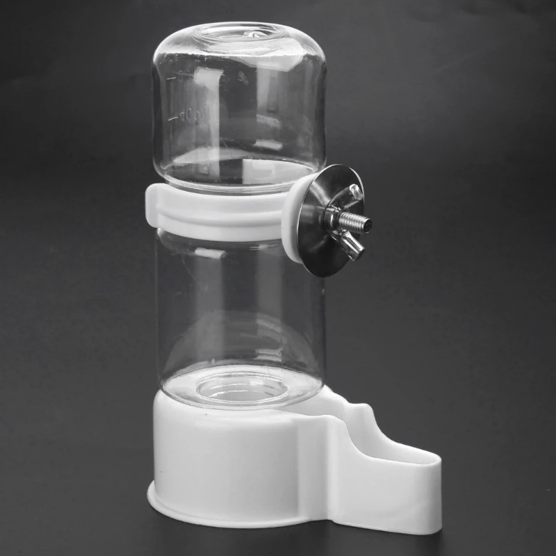 Automatic BIRD Feeder นกแก้ว Budgies Cockatiel ให้อาหารอัตโนมัติ CLEAR อาหาร SEED Dispenser ชุดคอนเทนเนอร์ Dropship