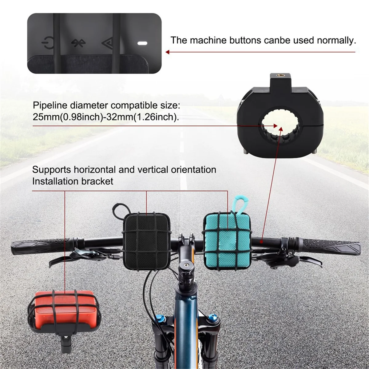 POP-lBicycle-funda protectora de silicona para altavoz, Estuche de transporte de viaje a prueba de golpes para/GO 4/GO 3/GO 2 portátil BT