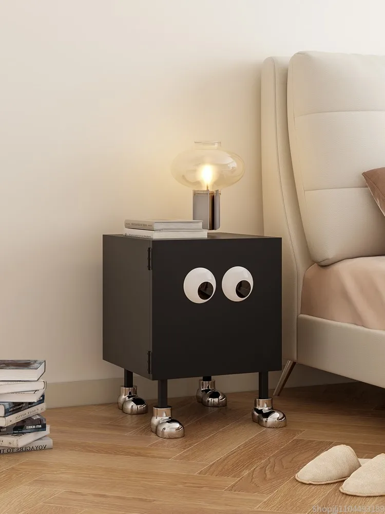 Design Robot Nightstand Modern Simple Living Room Sofa Side Cabinet Children's Fun Bedside Storage Cabinet